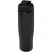 Czarny - Bidon H2O Tempo® o pojemności 700 ml z wieczkiem zaciskowym