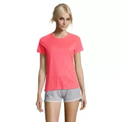 Koszulka sportowa damska 140 g/m² Sol's SPORTY WOMEN Neon Coral