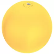 żółty - Dmuchana piłka plażowa jednokolorowa średnica 26 cm