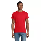 Koszulka unisex organiczna 140 g/m² Sol's EPIC Czerwony