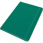 zielony - Notatnik A5 w linie z materiałów z recyklingu DOMINIK