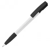 biało / czarny - Długopis plastikowy Nash Grip