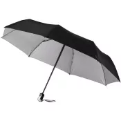 Czarny-Srebrny - Parasol automatycznie otw./zam. Ø98 cm Alex