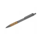 szary - Długopis metalowy KUBOD