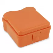 pomarańczowy - Lunchbox w kształcie kanapki
