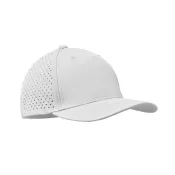 Czapka z daszkiem sportowa 5-panelowa 130 g/m² CAPO Bialy