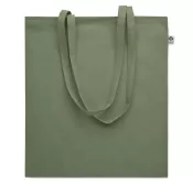 Torba na zakupy z bawełny organicznej 180 g/m² ONEL Zielony