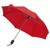 czerwony - Parasol manualny 85cm