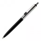 czarny - Długopis meatlowy Topper