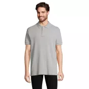 Koszulka polo męska z czesanej bawełny Sol's PACIFIC Pure Grey