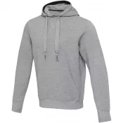 Szary melanż - Laguna bluza unisex z kapturem