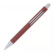 brązowy - Długopis drewniany Posadas