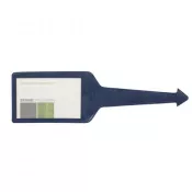 Granatowy - Zawieszka do bagażu z PCV