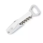 Korkociąg kelnerski stalowy w etui TRIFO Bialy