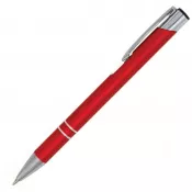 czerwony - Długopis metalowy Cosmo