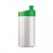 biało / zielony - Bidon Sportowy Design 500ml