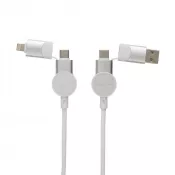 biały - Kabel do ładowania 6 w 1 45W Urban Vitamin Oakland