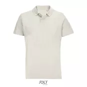 Koszulka polo unisex z czesanej bawełny Sol's PULSE Off-White