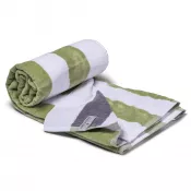 biało / zielony - Ręcznik plażowy Lord Nelson 80x160 cm