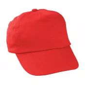 czerwony - Sportkid czapka dla dzieci
