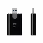 czarny - Czytnik kart microSD i SD Silicon Power Combo 3.1