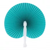 turkusowy - Składany wachlarz