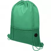 Zielony - Siateczkowy plecak Oriole ściągany sznurkiem