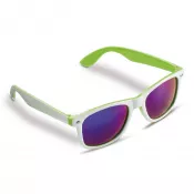 biało / jasnozielony - Okulary przeciwsłoneczne Jeffrey UV400