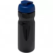 Czarny-Niebieski - Bidon H2O Base® o pojemności 650 ml z wieczkiem zaciskowym