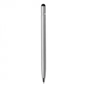 srebrny - Długopis, touch pen