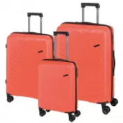 pomarańczowy - Zestaw walizek ORLANDO