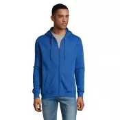 Bluza unisex z kapturem rozpinana 260 g/m² Sol's STONE Niebieski