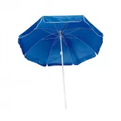niebieski - Parasol plażowy ø145 cm z futerałem