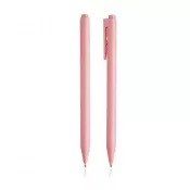 Różowy - Plastikowy długopis żelowy