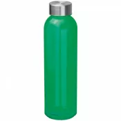 zielony - Butelka reklamowa szklana 500 ml