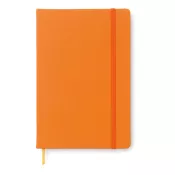 Notes A6 w okładce z PU 96 kartek w linię NOTELUX Pomaranczowy