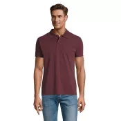 Koszulka polo męska piqué 180 g/m² Sol's PERFECT MEN Melanż Czerwonobrunatny