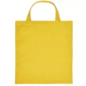 żółty - Torba bawełniana 140 g/m², 38 x 42 cm, płaska