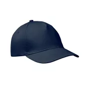 Czapka z daszkiem 5-panelowa z bawełny 160 g/m² BUZZ Francuski Granat