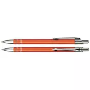 pomarańczowy - Długopis metalowy Bond