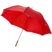 Czerwony - Parasol golfowy Karl 30'' z drewnianą rączką