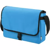 Błękitny - Omaha torba na ramię z tworzywa sztucznego pochodzącego z recyklingu