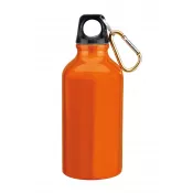 pomarańczowy - Aluminiowy bidon TRANSIT 400 ml