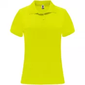 Fluor Yellow - Damska sportowa koszulka polo z poliestru 150 g/m² ROLY MONZHA WOMAN 0410