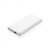 biały - Ultra szybki power bank 10000 mAh z PD