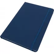 granatowy - Notatnik A5 w linie z materiałów z recyklingu DOMINIK