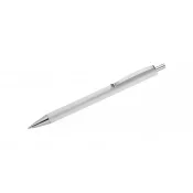 biały - Długopis reklamowy metalowy NOVI