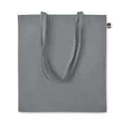 Torba z bawełny organicznej 140 g/m² ZIMDE COLOUR Szary