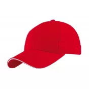 czerwony - Czapka baseballowa LIBERTY