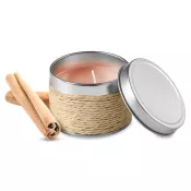 Świeca zapachowa roślinna 60 g w puszce DELICIOUS Bezowy
